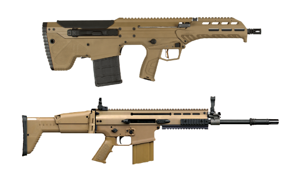 MDR步枪与常规步枪的长度比较(SCAR by FNH)