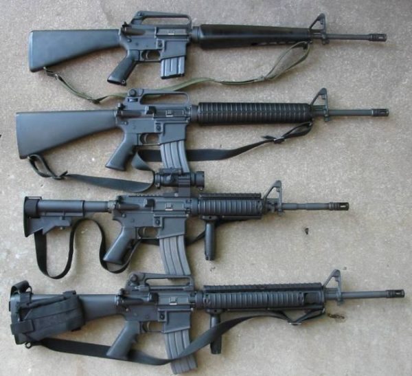 M16的演变及其后代M4