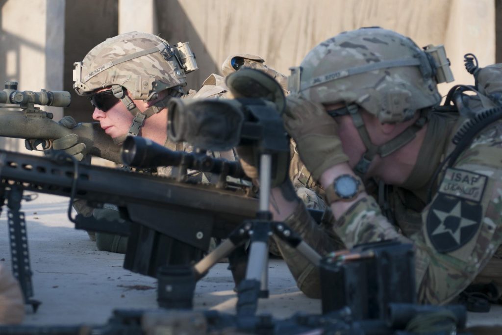 美国陆军狙击手的训练