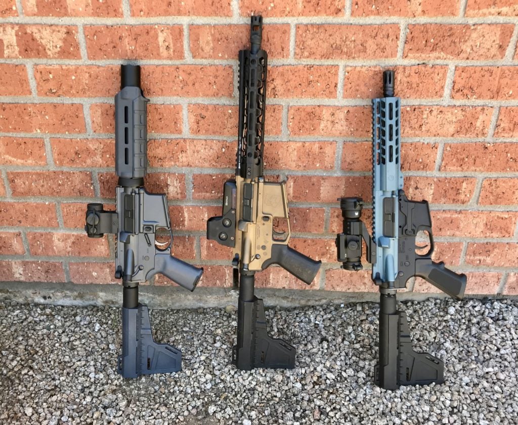 三个AR-Pistols