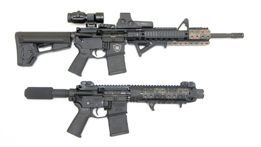 ar - 15步枪和手枪