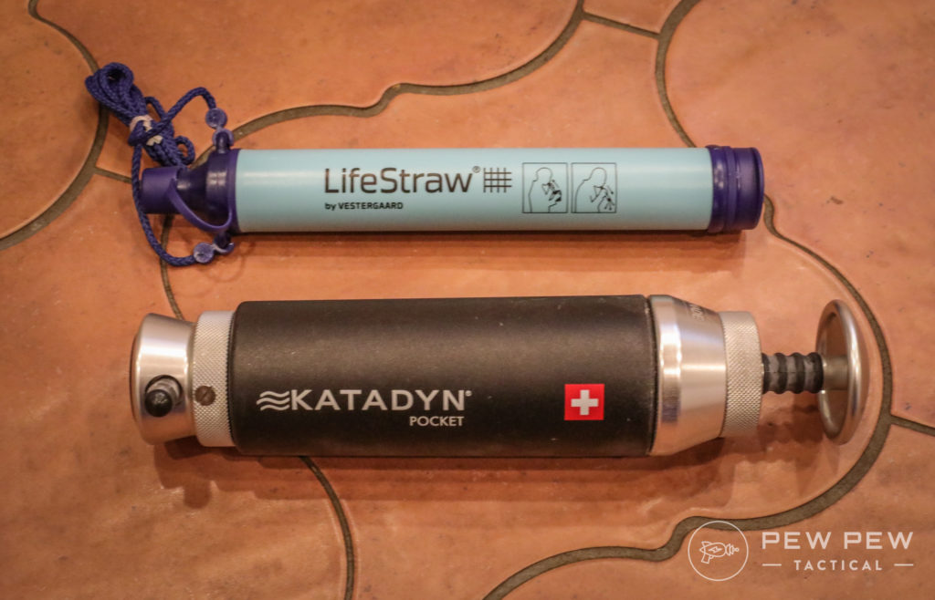 水净化,生命的吸水管”和Katadyn