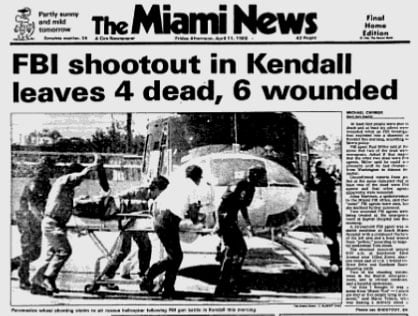 1986年，FBI迈阿密枪击案